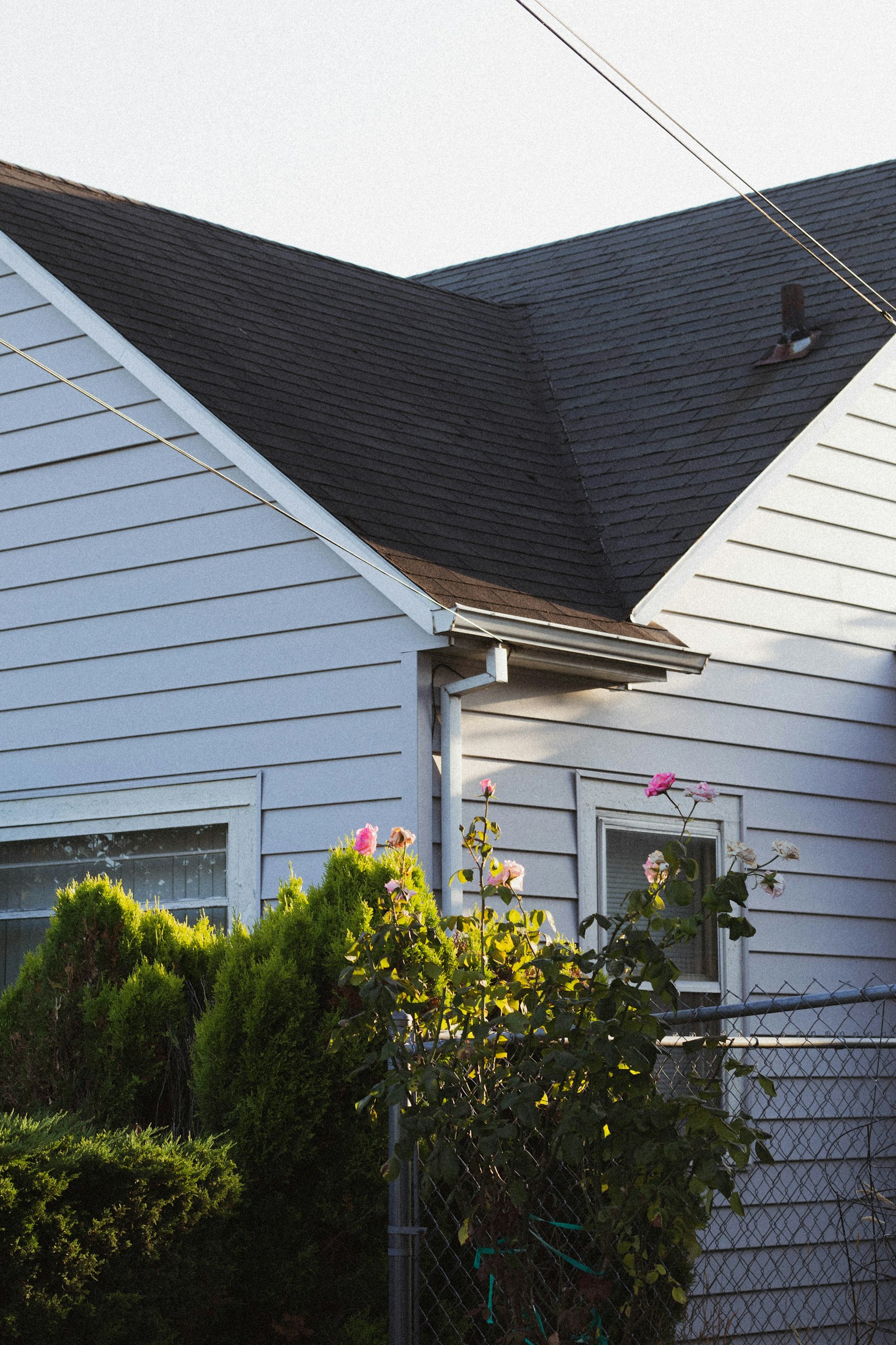 Finished architectural shingle roof